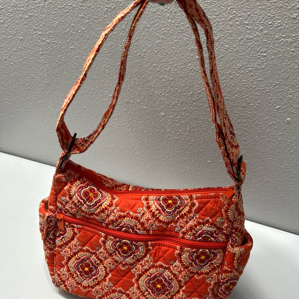 Vera Bradley Orange Paisley Shoulder Bag